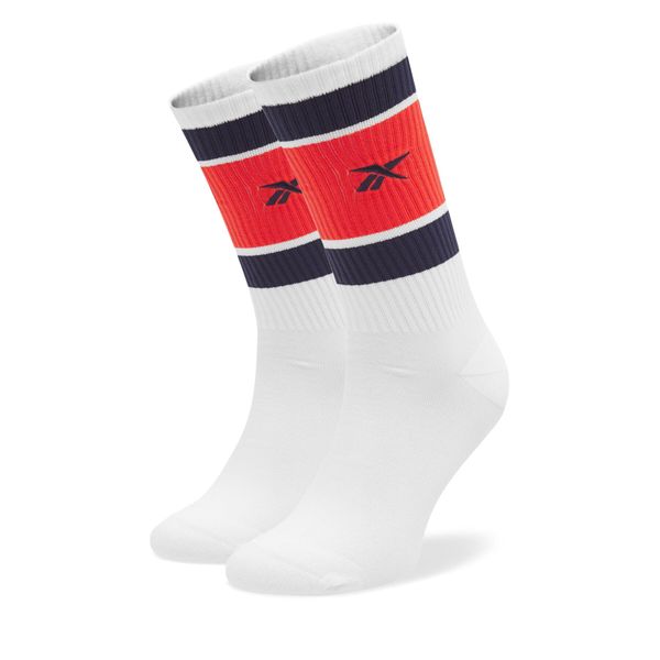 Reebok Moške visoke nogavice Reebok CL Basketball Sock HF8408 Bela