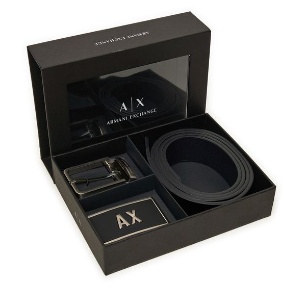 Armani Exchange Moški pas Armani Exchange XM000185 AF11958 MC038 Črna