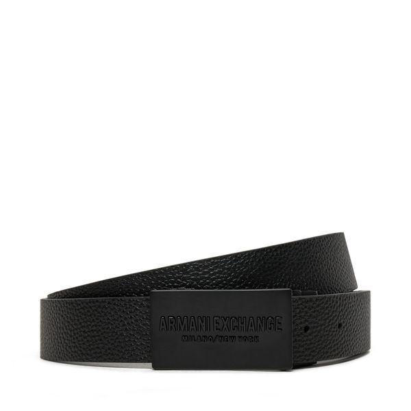 Armani Exchange Moški pas Armani Exchange XM000289 Črna