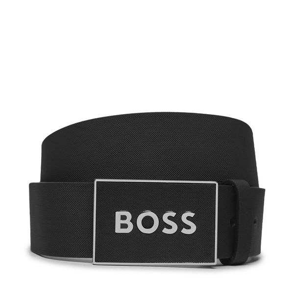 Boss Moški pas Boss Icon-S1 Sz40 50471333 Črna