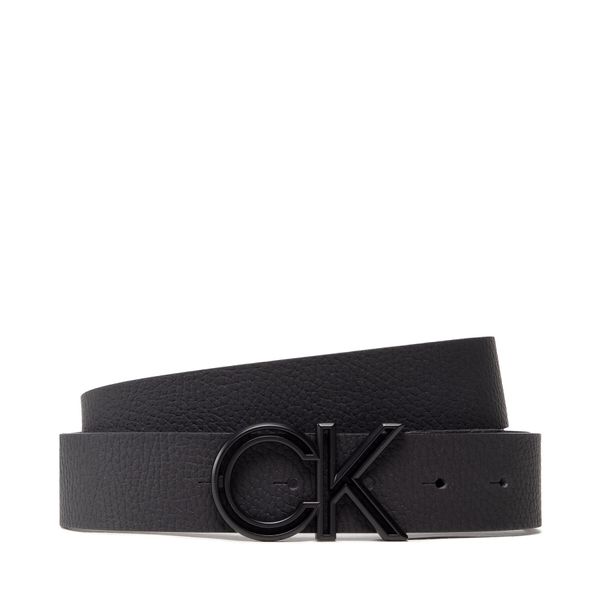 Calvin Klein Moški pas Calvin Klein Adj Ck Cut Out Pb 35Mm K50K509201 Črna