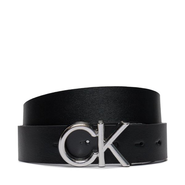 Calvin Klein Moški pas Calvin Klein Adj Ck Metal Smooth 35Mm K50K511758 Črna