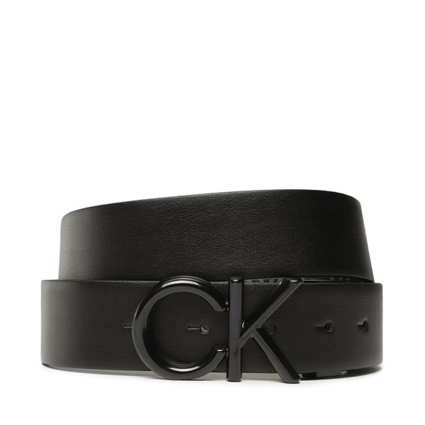 Calvin Klein Moški pas Calvin Klein Adjrev Ck Metal Bombe Mono 35Mm K50K509964 Črna