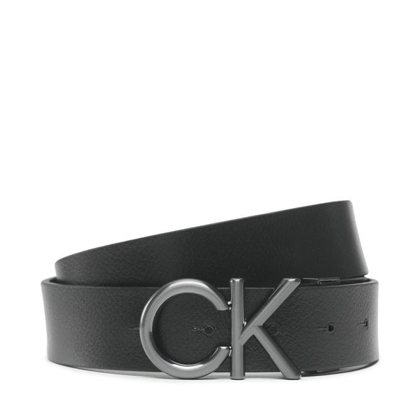 Calvin Klein Moški pas Calvin Klein Adj/Rev Ck Metal Bombe Pb 35mm K50K510354 Črna