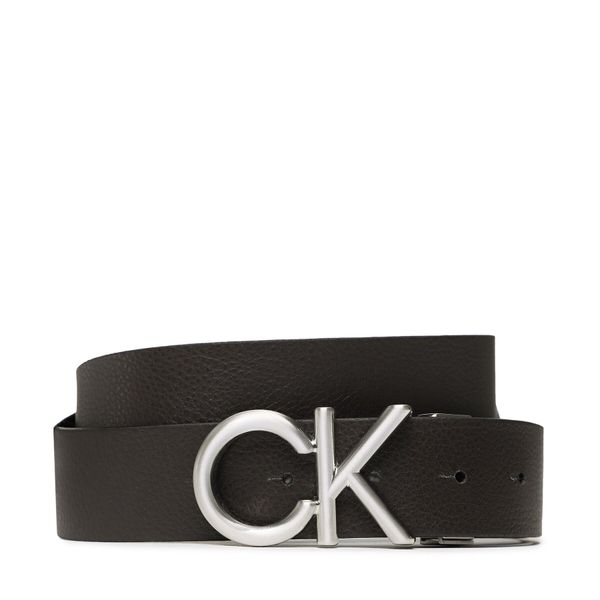 Calvin Klein Moški pas Calvin Klein Adj/Rev Ck Metal Bombe Pb 35Mm K50K510630 Črna