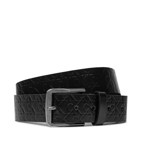 Calvin Klein Moški pas Calvin Klein Classic Flat Lthr Belt 35Mm Aop K50K511518 Allover Print 0GK