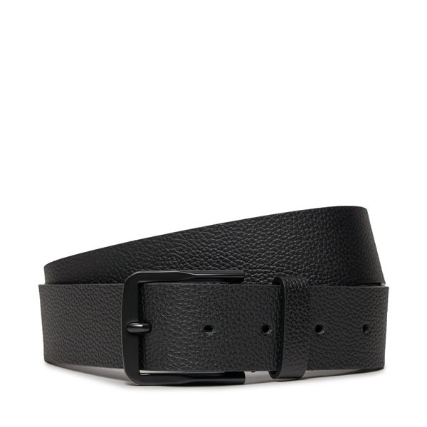 Calvin Klein Moški pas Calvin Klein Classic Flat R Lthr Belt 35mm K50K511421 Črna