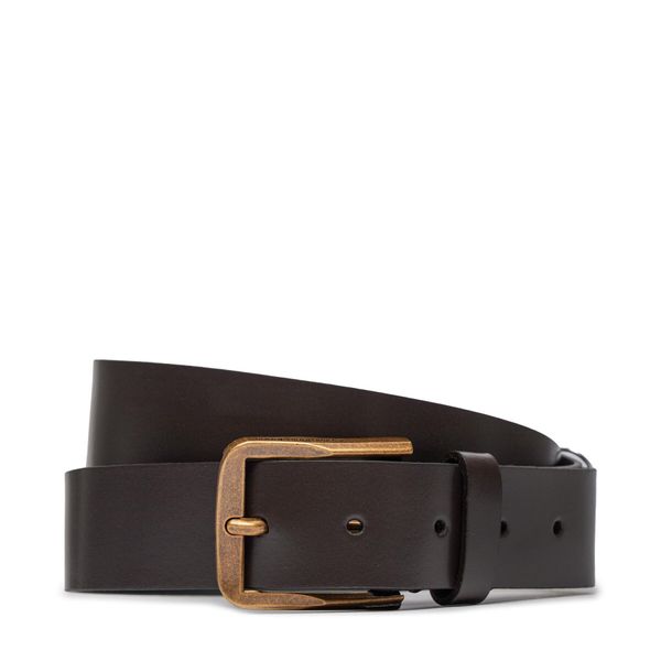 Calvin Klein Moški pas Calvin Klein Classic Flat R Lthr Belt 35Mm K50K511421 Rjava