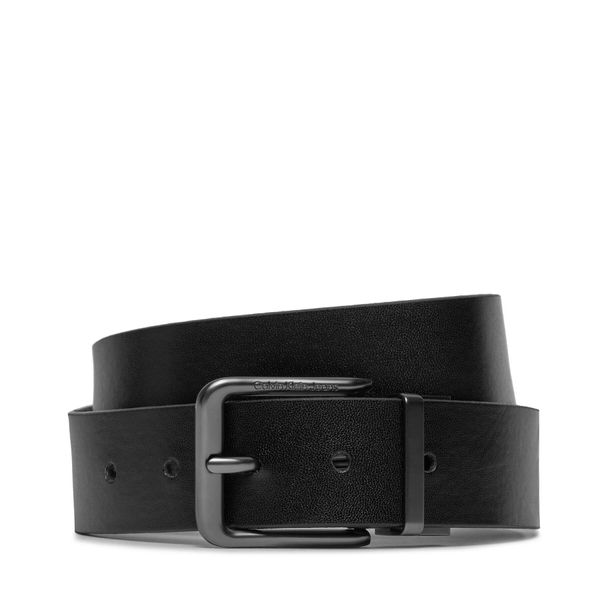 Calvin Klein Moški pas Calvin Klein Classic R Lthr Belt Rev/Adj 35Mm K50K511420 Črna