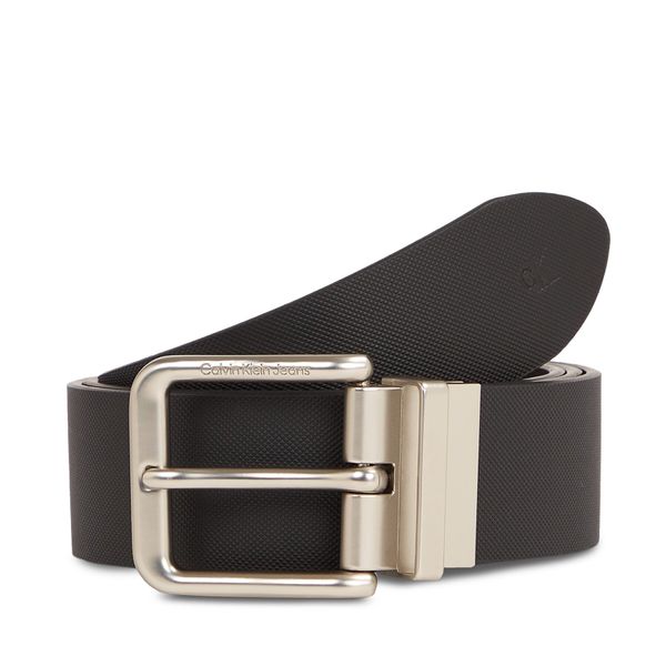 Calvin Klein Jeans Moški pas Calvin Klein Jeans Classic Ro Rev/Adj Lthr Belt40Mm K50K511821 Črna