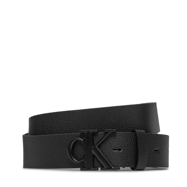 Calvin Klein Jeans Moški pas Calvin Klein Jeans Ro Mono Plaque Lthr Belt 35Mm K50K511416 Black BEH