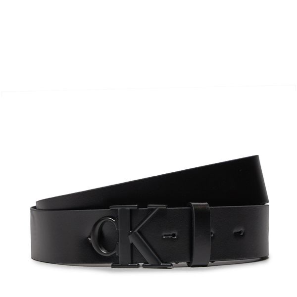 Calvin Klein Jeans Moški pas Calvin Klein Jeans Ro Mono Plaque Lthr Belt 35Mm K50K511831 Black BEH