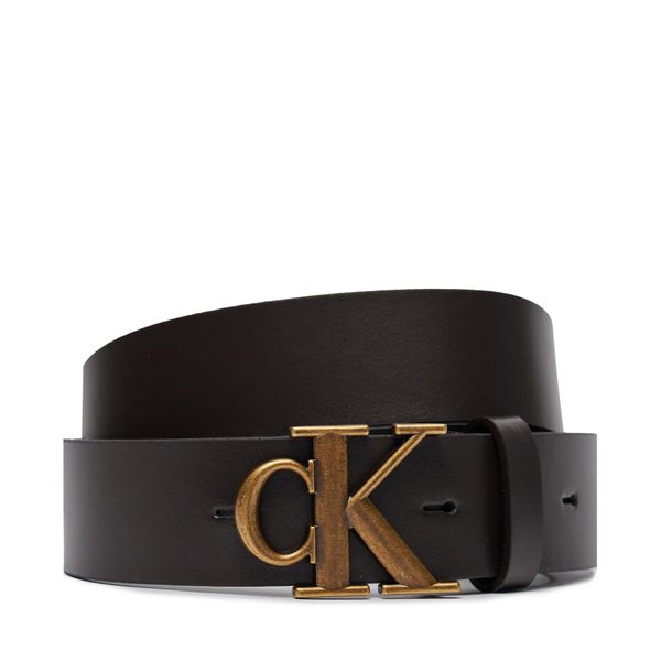 Calvin Klein Jeans Moški pas Calvin Klein Jeans Ro Mono Plaque Lthr Belt 35Mm K50K511831 Rjava