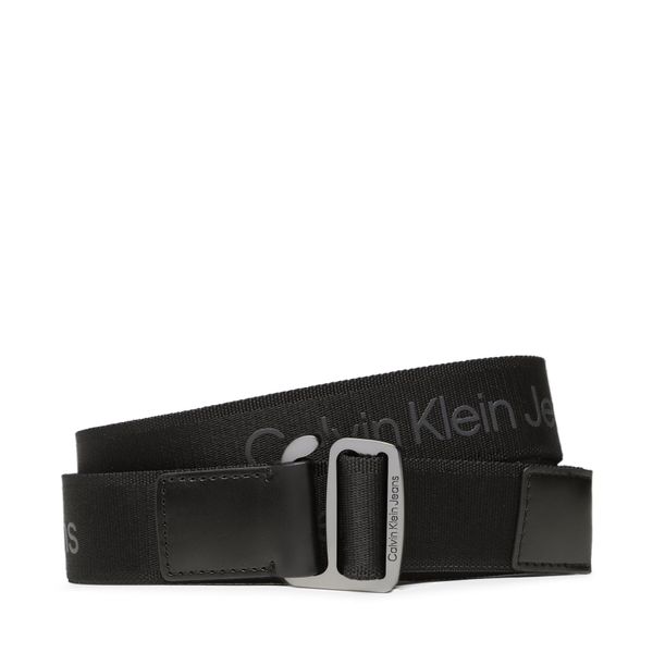 Calvin Klein Jeans Moški pas Calvin Klein Jeans Slider Logo Webbing 35Mm K50K510153 BDS