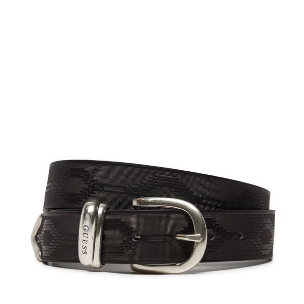 Guess Moški pas Guess Designed Folk Belt M4BZ32 L0VH0 Črna