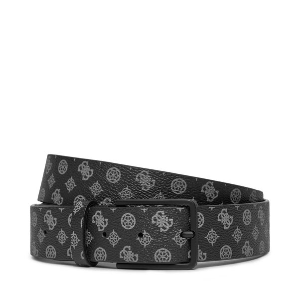 Guess Moški pas Guess Micro Peony Eco Belts BM7793 P4135 Črna