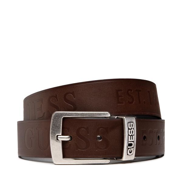 Guess Moški pas Guess Reversible Belt M3RZ12 L0S80 Črna