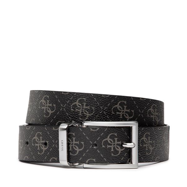 Guess Moški pas Guess Vezzola Belts BM7541 LEA35 Črna