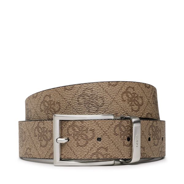 Guess Moški pas Guess Vezzola Belts BM7543 LEA35 Rjava