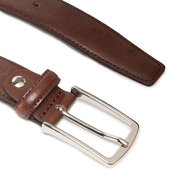 Jack&Jones Moški pas Jack&Jones Jacchristopher Belt Noos 12136795 Rjava