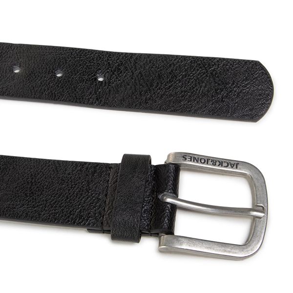 Jack&Jones Moški pas Jack&Jones Jacharry Belt Noos 12120697 Črna