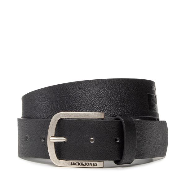 Jack&Jones Moški pas Jack&Jones Jacharry Belt Noos 12120697 Črna