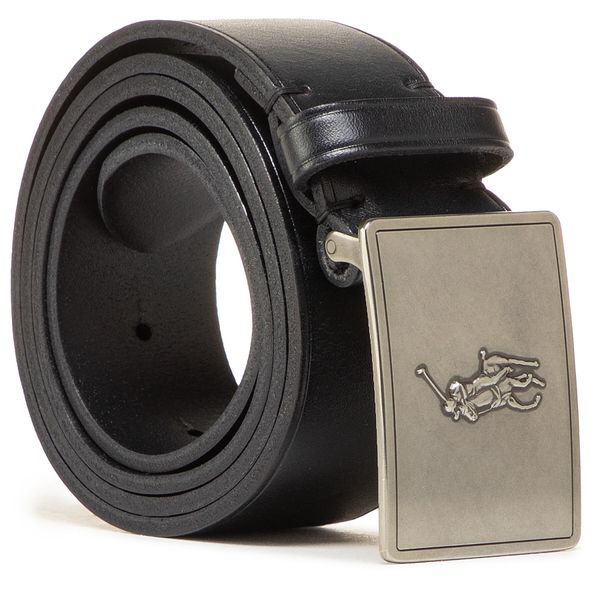 Polo Ralph Lauren Moški pas Polo Ralph Lauren 36mm Pp Plaque Belt 405691693001 Črna