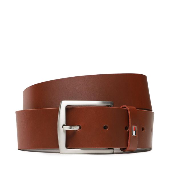 Tommy Hilfiger Moški pas Tommy Hilfiger New Denton Belt 4.0 E367863162 Rjava