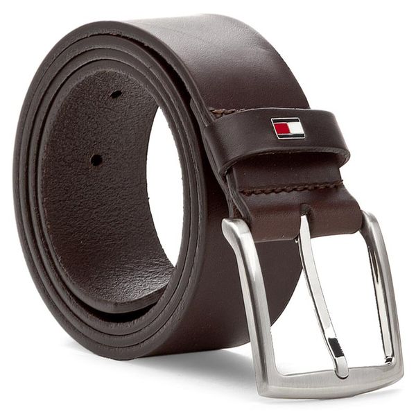 Tommy Hilfiger Moški pas Tommy Hilfiger New Denton Belt 4.0 E367863162 Rjava