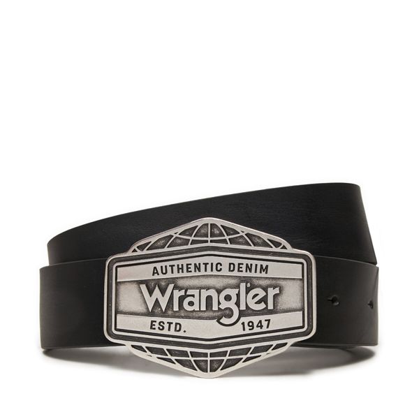 Wrangler Moški pas Wrangler Big Buckle 112358068 Črna