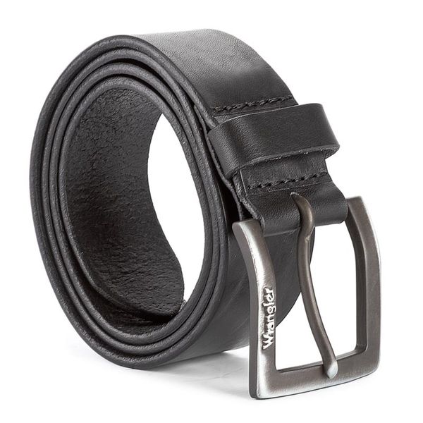 Wrangler Moški pas Wrangler Kabel Buckle W00108100 85 Črna