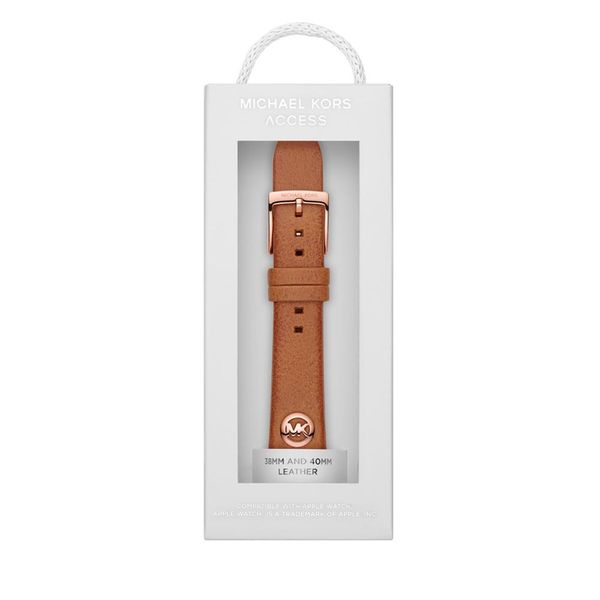 Michael Kors Nadomestni trak za Apple Watch Michael Kors MKS8003 Rjava