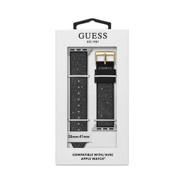 Guess Nadomestni trak za pametno uro Guess CS2004S1 Black