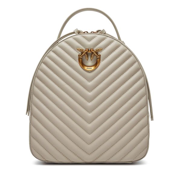 PINKO Nahrbtnik Pinko Love Click Classic Backpack . PE 24 PLTT 102530 A1J2 Écru