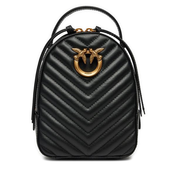 PINKO Nahrbtnik PINKO Love Click Mini Backpack . AI 24-25 PLTT 103614 A1J2 Črna