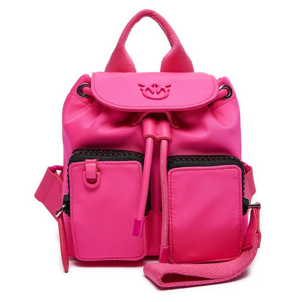 Pinko Nahrbtnik Pinko Vagabond Backpack Mini PE 24 PLTT 102742 A1J4 Pink Pinko N17B
