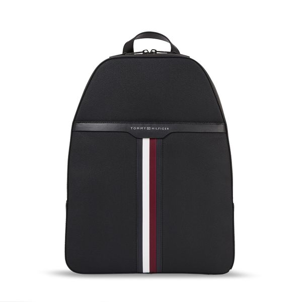 Tommy Hilfiger Nahrbtnik Tommy Hilfiger Th Coated Canvas Backpack AM0AM11533 Črna