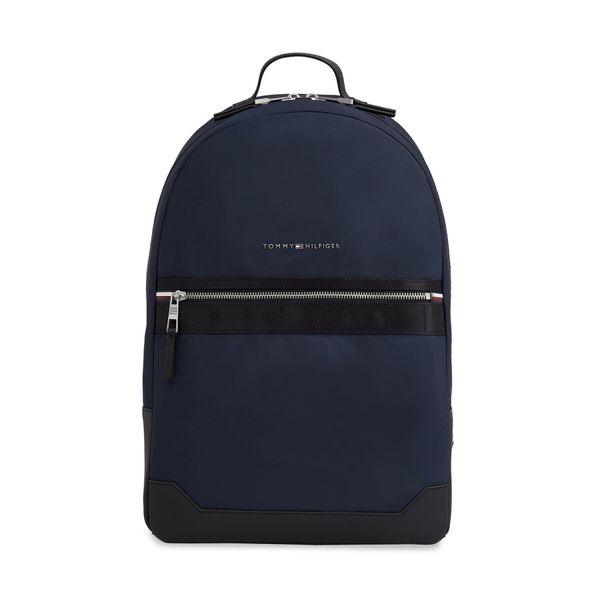 Tommy Hilfiger Nahrbtnik Tommy Hilfiger Th Elevated Nylon Backpack AM0AM11573 Mornarsko modra