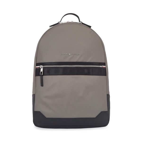 Tommy Hilfiger Nahrbtnik Tommy Hilfiger Th Elevated Nylon Backpack AM0AM11573 Siva