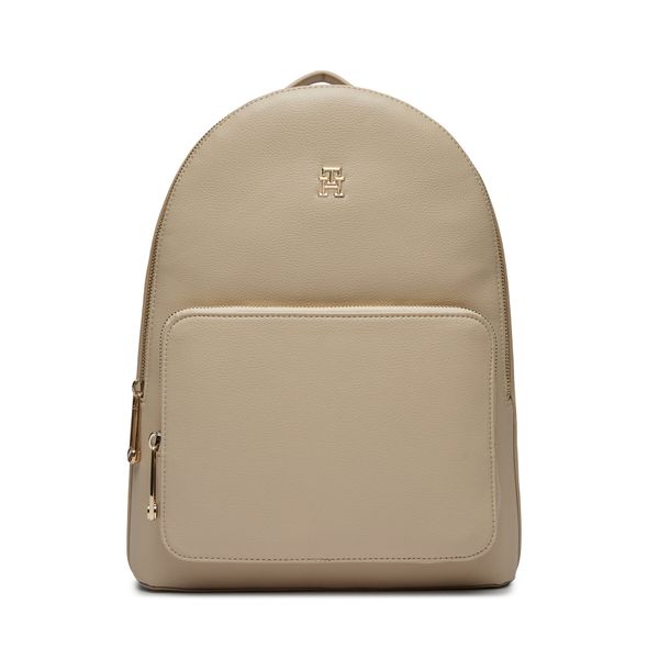 Tommy Hilfiger Nahrbtnik Tommy Hilfiger Th Essential Sc Backpack AW0AW15719 White Clay AES