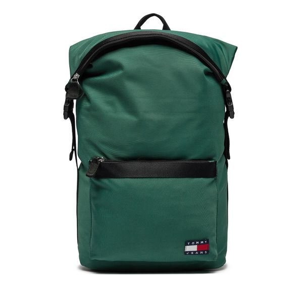 Tommy Jeans Nahrbtnik Tommy Jeans Tjm Daily Rolltop Backpack AM0AM11965 Court Green L4L