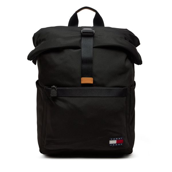 Tommy Jeans Nahrbtnik Tommy Jeans Tjm Essential Rolltop Backpack AM0AM12414 Črna