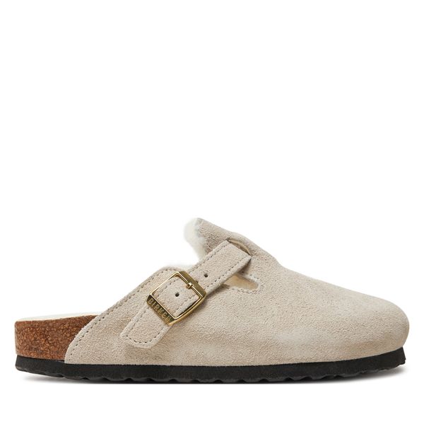 Birkenstock Natikači Birkenstock Boston Shearling Leve 1026192 Bela