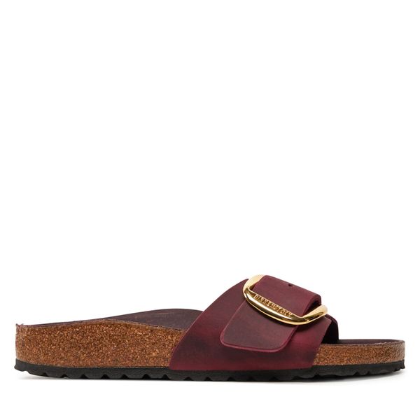 Birkenstock Natikači Birkenstock Madrid Big Buckle Leoi 1028031 Bordo rdeča