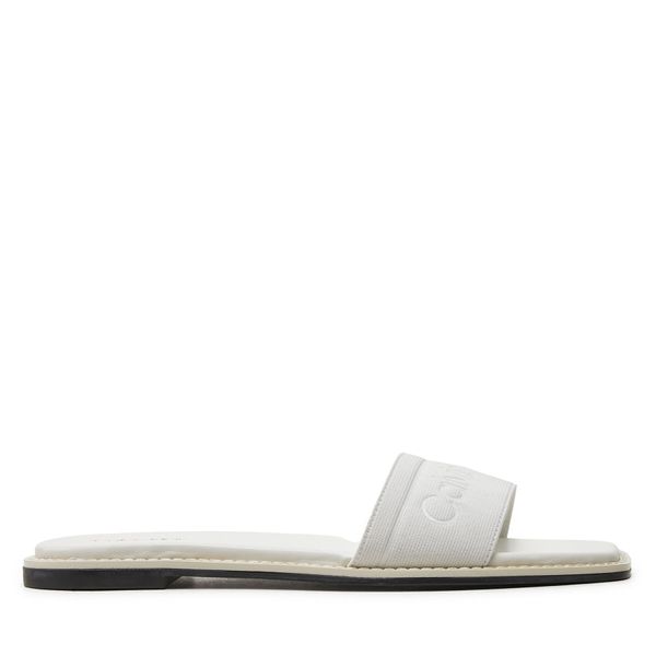 Calvin Klein Natikači Calvin Klein Flat Slide He HW0HW01989 Bela