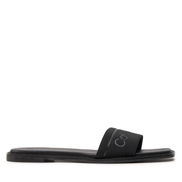 Calvin Klein Natikači Calvin Klein Flat Slide He HW0HW01989 Črna