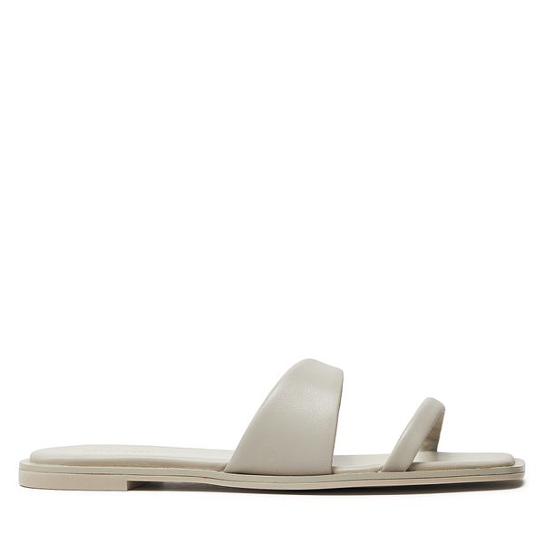 Calvin Klein Natikači Calvin Klein Flat Slide Lth HW0HW02071 Bež