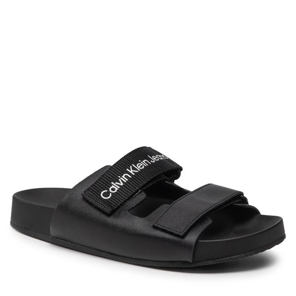 Calvin Klein Jeans Natikači Calvin Klein Jeans Comfort Sandal 1 YW0YW00597 Črna