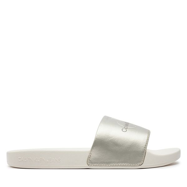 Calvin Klein Jeans Natikači Calvin Klein Jeans Slide Ny Pearl YW0YW01243 Modra