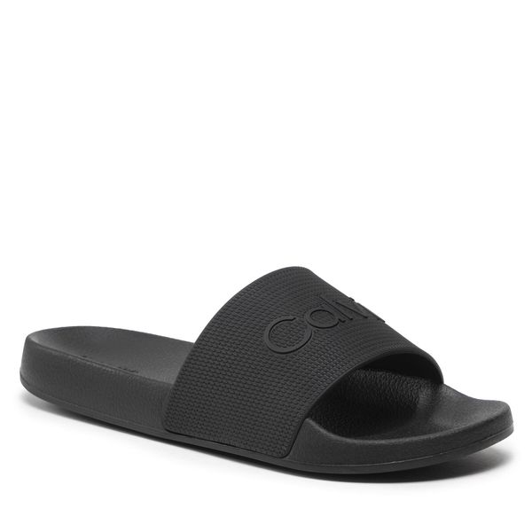 Calvin Klein Natikači Calvin Klein Pool Slide Rubber HM0HM00636 Črna